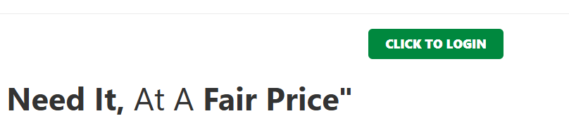 Login button screenshot